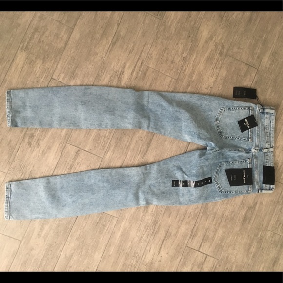 NWT Men's Forever 21 Button Fly High Rise Skinny Denim Jeans - Picture 2 of 7